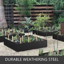 40 in x 6 in landscape edging steel edging steel garden edging black border lawn edging for landscaping 3 pieces