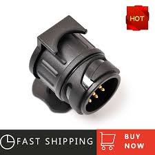 A 4 pin connector is almost always used on trailers that do not utilize electric trailer brakes nor have any need for accessory power and therefore the trailer only requires power for lights. Durable 13 To 7 Pin Trailer Adapter Trailer Wiring Connector Socket Plug 12v Remolque Trailer Car Truck Caravan Accessories Trailer Couplings Accessories Aliexpress
