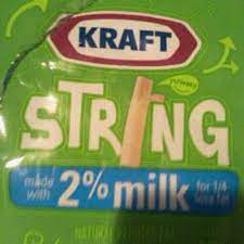 calories in kraft string cheese with 2
