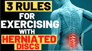 exercising with herniated disc in lower