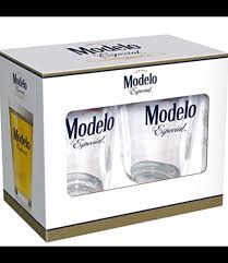 Modelo Beer Pint Glass Set Rr