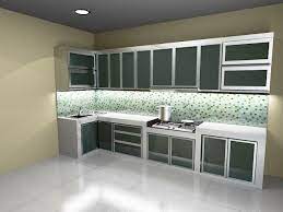 Sangat cocok jika dipakai di dapur rumah yang memiliki model dan desain minimalis. Kitchen Set Aluminium Putih Aluminium Kitchen Kitchen Design Plans Aluminum Kitchen Cabinets