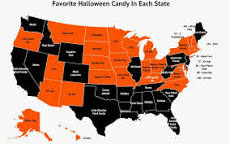 What is the most popular candy in each state?