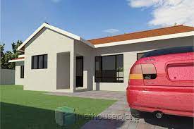 3 Bedroom House Plan Drawing Small