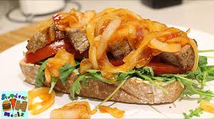 sweet and sour steak sandwich you