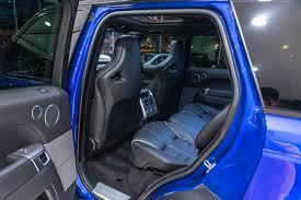 Jaguar land rover has announced that its future models will feature interiors made from plastic waste recovered from oceans and landfill. Used 2016 Land Rover Range Rover Sport Svr Supercharged Suv Meridian Sound System Driver Assistance Package For Sale Special Pricing Chicago Motor Cars Stock 16145