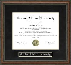 Carlos Albizu University Cau Diploma Frame Wordyisms