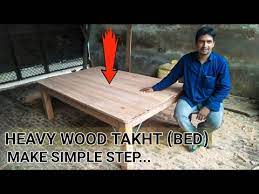 Heavy Duty Wood Takht Made Simple Steps