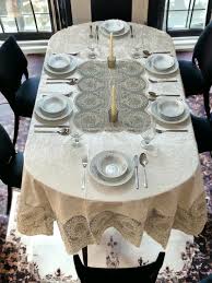 Elegant Embroidered Tablecloth