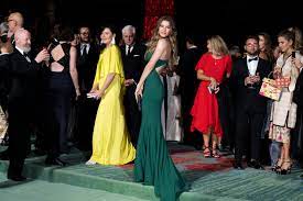 milan fashion walks the green carpet