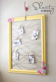 Framed bulletin board proudly displaying memories. Diy Notice Board 10 Terrific Ideas That Are Cheap But Effective Expert Home Tips