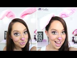 cute easter bunny makeup tutorial