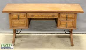 Discover local treasures in your neighborhood or around the world. Tays Realty Auction Auction Absolute Online Auction Furniture Appliances Sporting Goods Item Broyhill Premier Spanish Classic Collection Curved Top Wood Desk