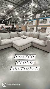 costco sectional rh cloud dupe
