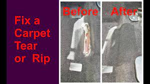 fix a carpet tear or rip 5