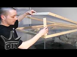 how to build an aquarium stand canopy