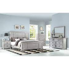 Stain is minwax special walnut, paint is gotham grey from behr. The Gray Barn Edison 3 Piece Modern Farmhouse Bedroom King Set Overstock 31702677