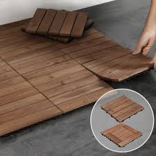 Yaheetech Pack Of 27 Fir Wood Flooring