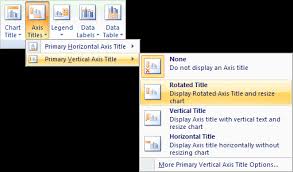 Microsoft Excel Tutorials Format Axis Titles