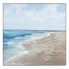 Ty Pennington Framed Coastal Canvas