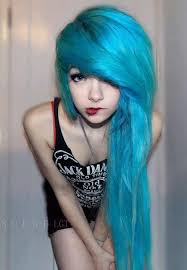 Thanks to peggyzone for hair mesh. How To Dye Blue Hair Emo Scene Hair Scene Girls Scene Hair