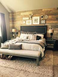 cozy master bedroom rustic master