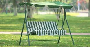 garden swing chair with canopy and led