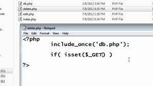 remove records in database table php
