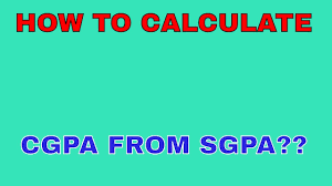 The pass percentage is 51.87.details of the published result viz. How To Calculate Cgpa From Sgpa Youtube