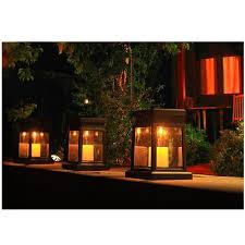 solar power led candle light outdoor