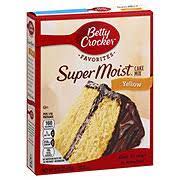 Just add a few simple ingredients as directed and pop in the oven for a sweet treat any time of day. Betty Crocker Super Moist Yellow Cake Mix Shop Baking Mixes At H E B