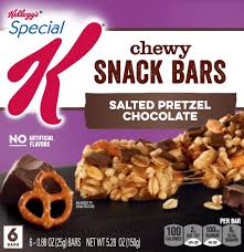 kellogg s special k salted pretzel chocolate chewy snack bar