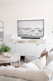 tv wall decor living room update