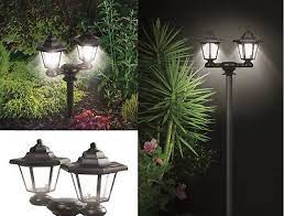 Outdoor Lights Lamp Pole Stake