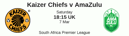 Among them, amazulu won 2 games ( 0 at moses mabhida stadium home, 2 at fnb stadium away), kaizer chiefs won 20 you are on page where you can compare teams amazulu vs kaizer chiefs before start the match. Kaizer Chiefs Vs Amazulu H2h Total Goals Btts And Team Stats