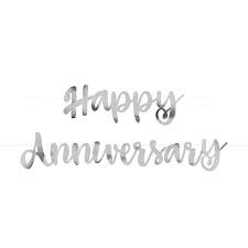Silver Anniversary Banner Set Silver Anniversary Party Decorations
