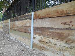 australian retaining walls timber