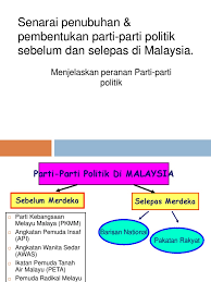 Tak heran, partai cina mca yang menjadi salah satu backbone bn mulai tidak percaya kepada umno dan masyarakat cina sesuai dengan konstitusi, sistim politik di malaysia mengharuskan untuk mengakomodasi kedaulatan yang dipertuan agung dan. Penubuhan Pembentukan Parti Parti Politik Sebelum Dan Selepas Di Malaysia