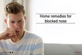 home remes for blocked nose by dr