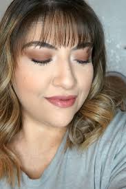 mauve makeup look beauty with lily