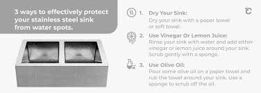 how to protect a stainless steel sink