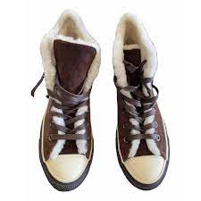 snow boots converse brown size 5 5 uk