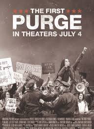 To push the crime rate below one percent for the rest of the year, the new founding fathers of america test a sociological theory that vents aggression for one night in one isolated community. The First Purge Movie Poster Teaser Trailer