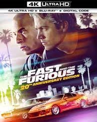the fast and the furious 4k blu ray