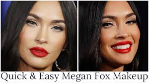 quick easy megan fox makeup tutorial