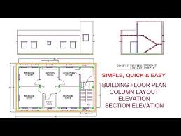 See more ideas about how to plan, architecture, architectural section. House Plan Design Elevation Section Elevation Autocad2020 Floor Plan Elevation Section Elevation Youtube