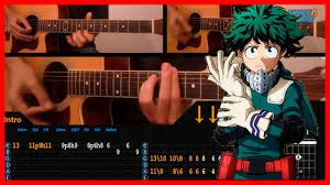 The anime theme formula (incl. My Hero Academia 4 Ed Koukai No Uta Acoustic Guitar Lesson Tutorial Tab Chords Youtube