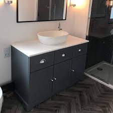 Bathroom Vanity Unit With Sit On Basin