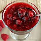microwaved raspberry sauce