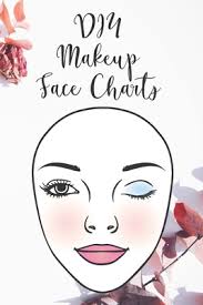 diy makeup face charts makeup artist